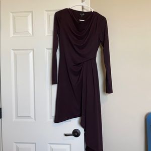 Topshop long sleeve midi dress